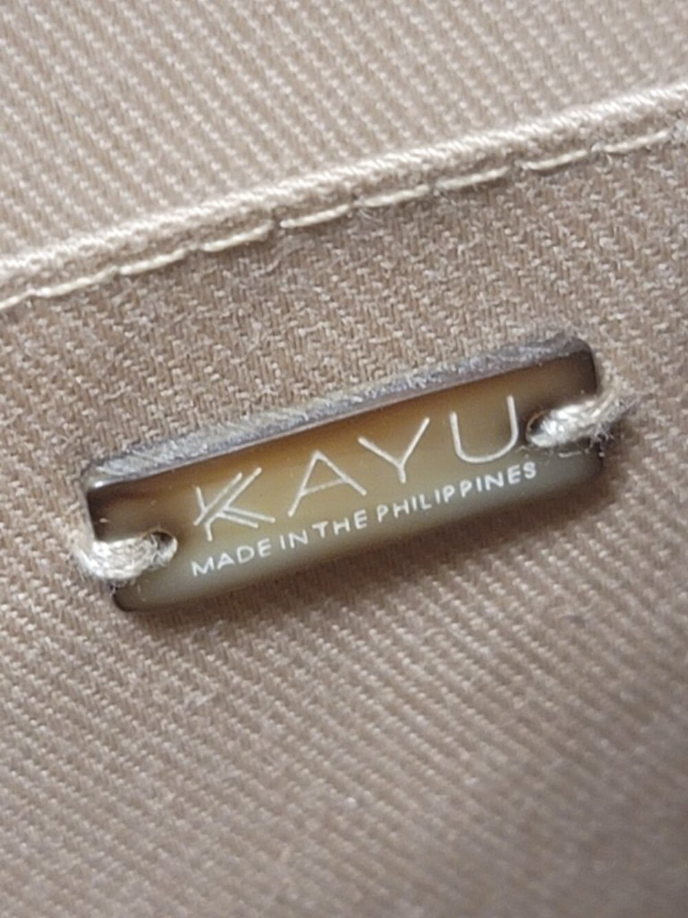 KAYU Woven Straw Tote Bag Double Handles Beach Vacation - Picture 8 of 8